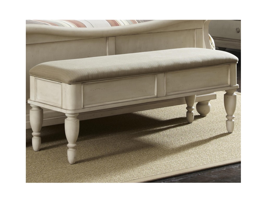Liberty Furniture Rustic Traditions Bed Bench With Upholstered