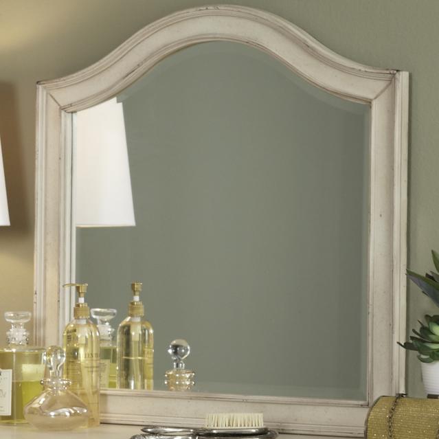 Liberty Furniture Rustic Traditions Vanity Deck Arched Mirror Royal Furniture Vanity Mirrors