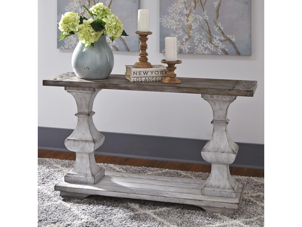 Sedona Traditional Sofa Table With Bottom Shelf By Sarah Randolph Designs At Virginia Furniture Market
