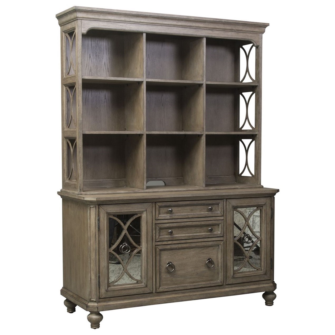 Liberty Furniture Simply Elegant Cottage Credenza And Hutch With
