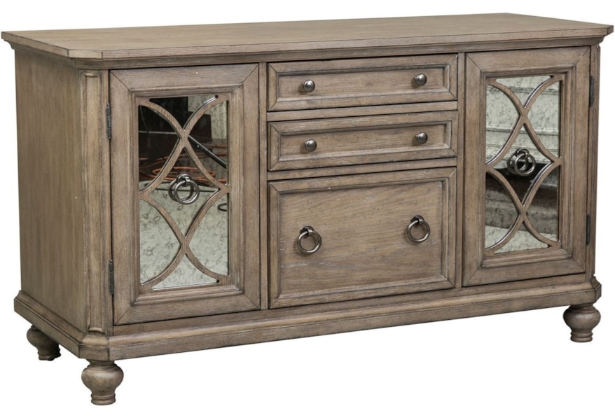 Liberty Furniture Simply Elegant Cottage Credenza With Antiqued Liberty Furniture Simply Elegant