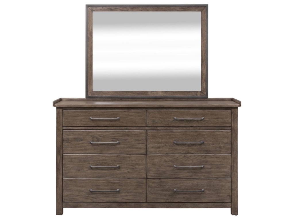Liberty Furniture Sonoma Road Contemporary 8 Drawer Dresser With
