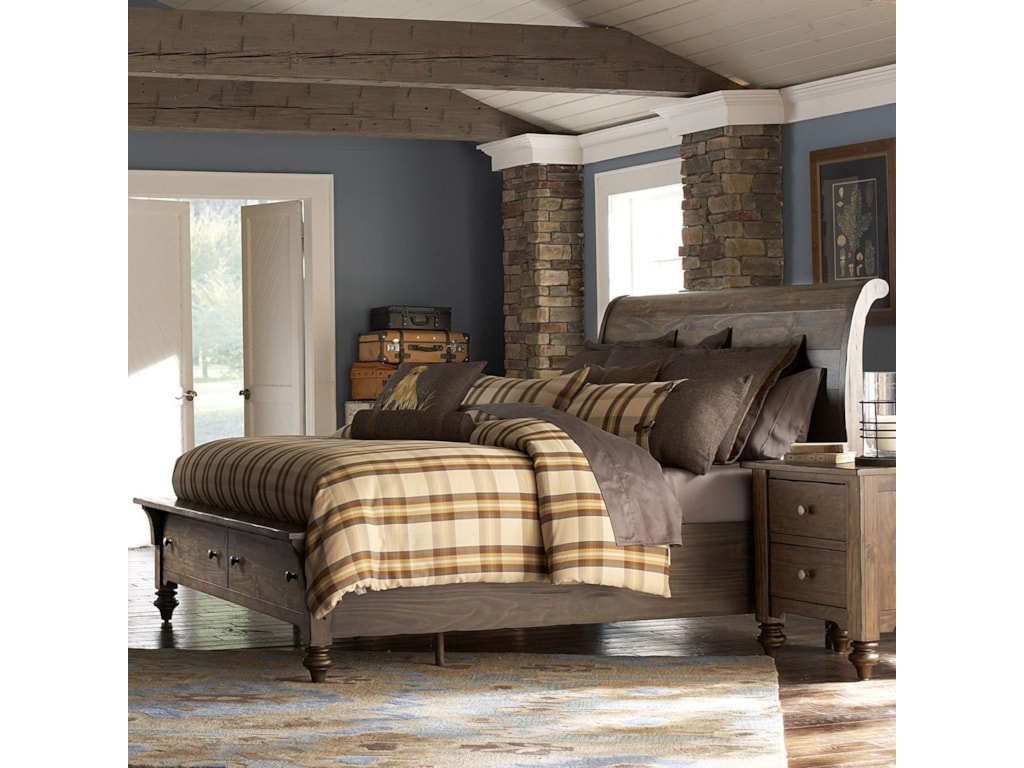 liberty furniture southern pines queen size sleigh bed with storage made of solid pine novello home furnishings sleigh beds - Queen Size Sleigh Bed Frame liberty furniture southern pines queen size sleigh bed with storage made of solid pine novello home furnishings sleigh beds - Queen Size Sleigh Bed Frame