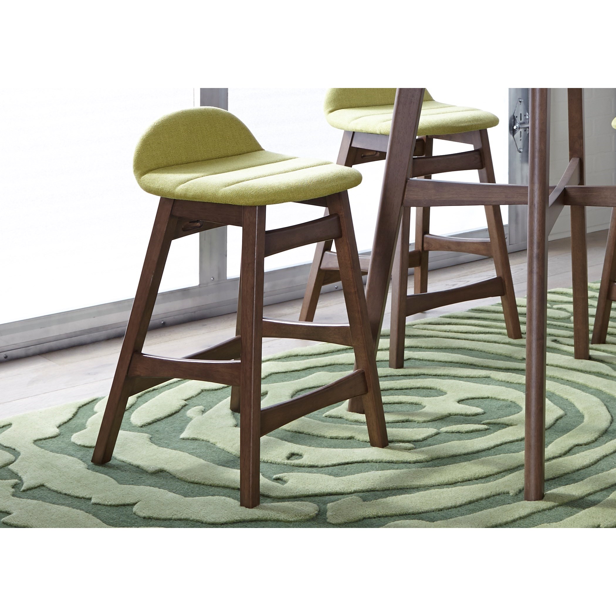 Sarah Randolph Designs Space Savers Barstool With Upholstered