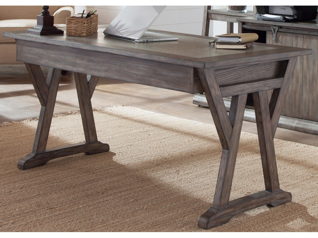 Stone Ridge Laptop Desk With Double Pedestal Base Rotmans Table Stone Ridge Laptop Desk With Double Pedestal Base