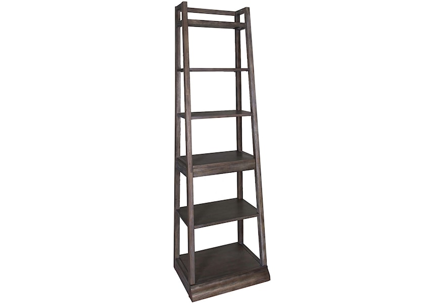 Liberty Furniture 466 Hoj Leaning Bookcase With 6 Shelves