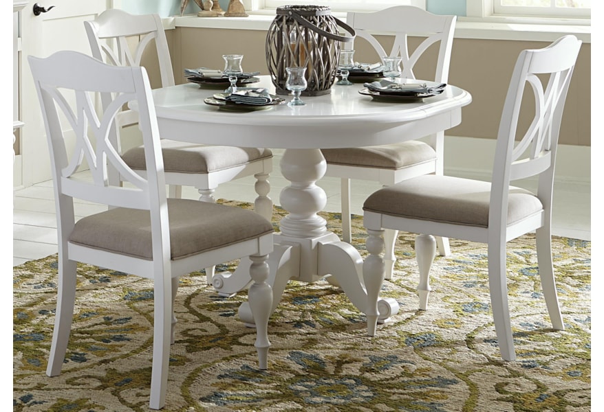 Liberty Furniture Summer House I 607 Cd 5ros 5 Piece Round Table