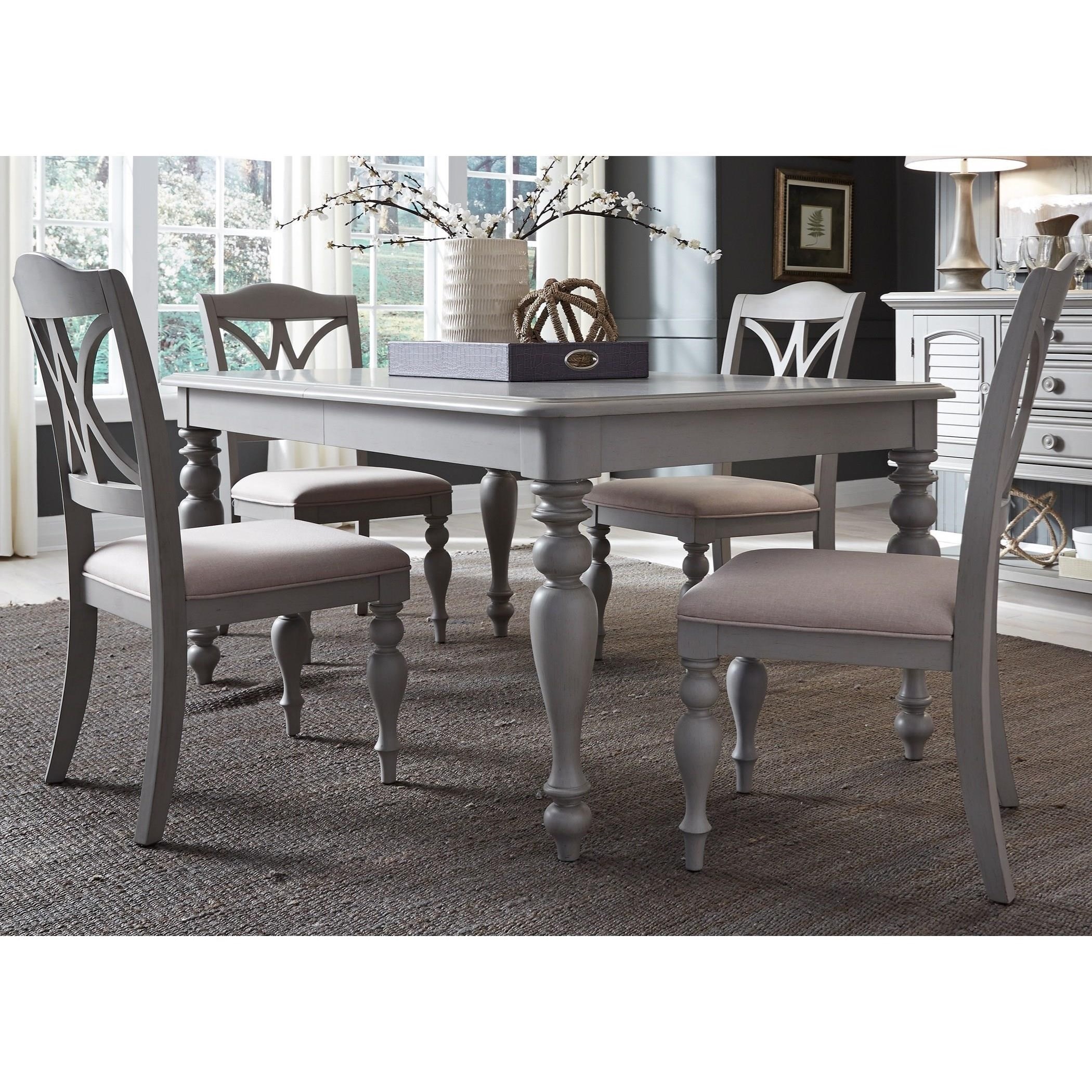 grey dining table and chairs