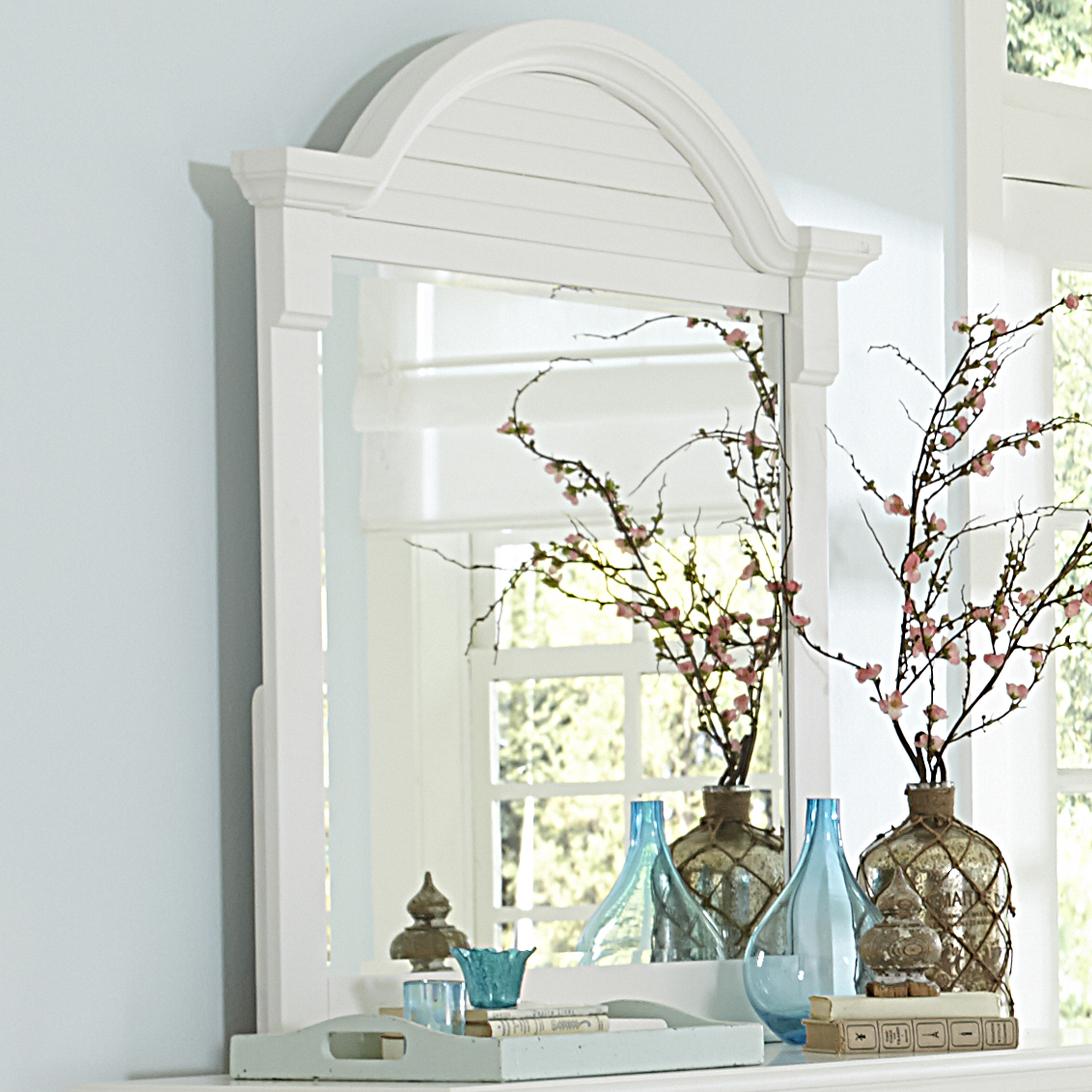 Liberty Furniture Summer House 607 Br51 Arched Crown Moulding Dresser Mirror Furniture Fair North Carolina Dresser Mirrors