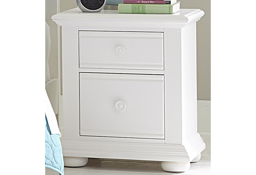 Liberty Furniture Summer House Cottage 2 Drawer Night Stand Van