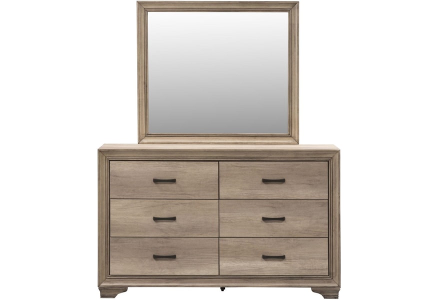 Liberty Furniture Sun Valley Dresser Mirror Van Hill Furniture