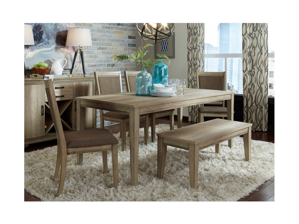 Liberty Furniture Sun Valley6 Piece Rectangular Table Set Liberty Furniture Sun Valley6 Piece Rectangular Table Set