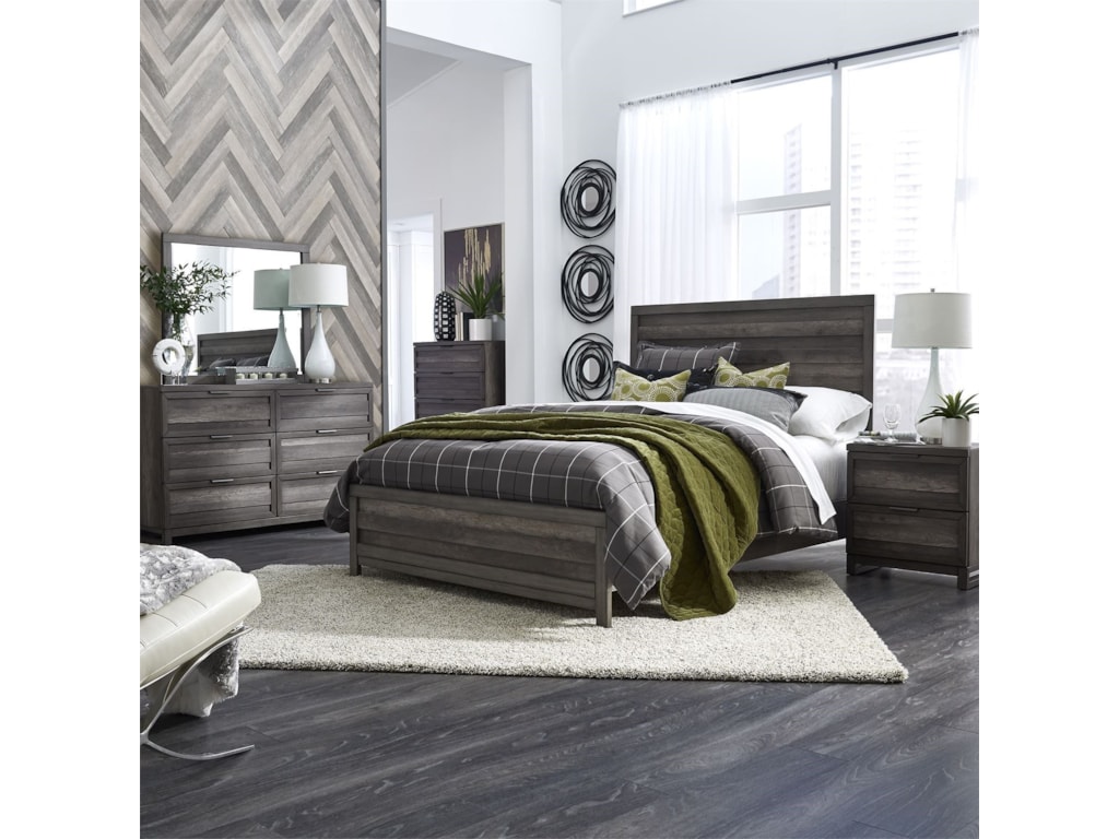 Liberty Furniture Tanners CreekCalifornia King Panel Bed