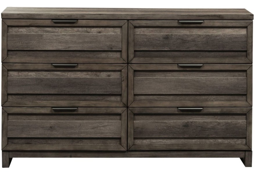 Liberty Furniture Tanners Creek 686 Br31 Contemporary 6 Drawer