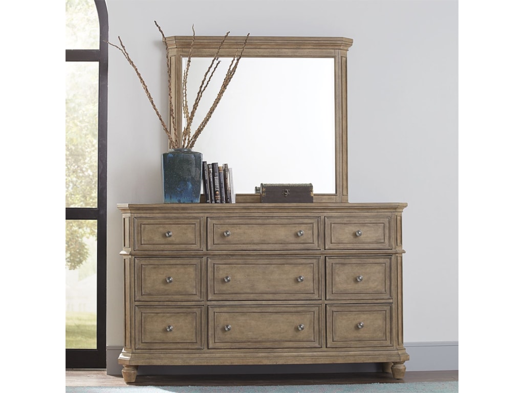 Liberty Furniture The Laurels Relaxed Vintage Solid Wood Dresser