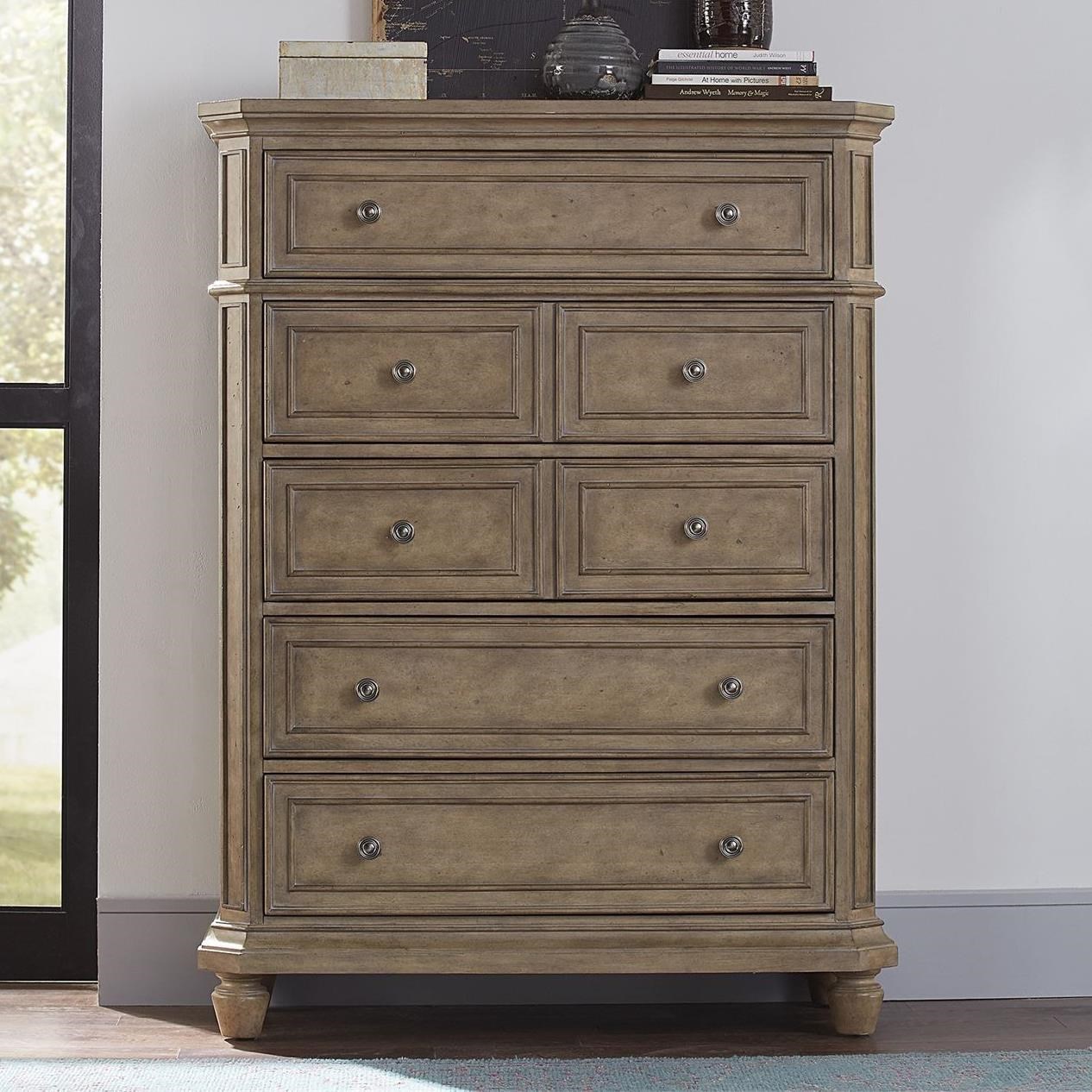Liberty Furniture The Laurels 725 Br41 Relaxed Vintage Solid Wood
