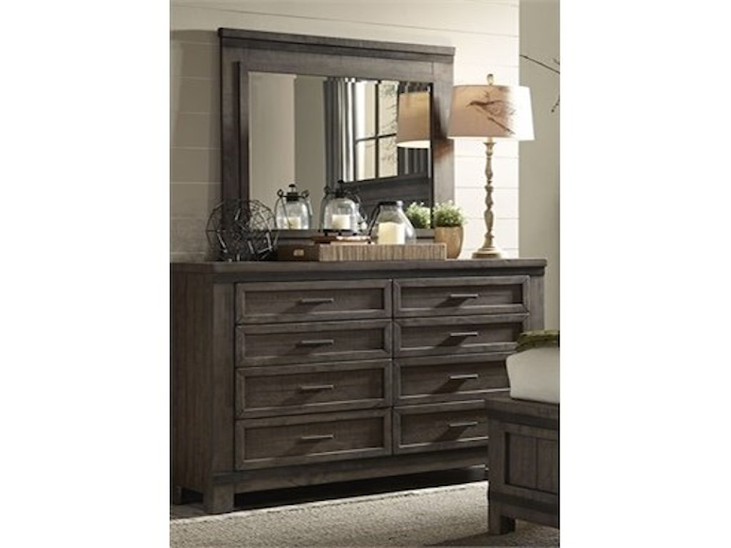 Liberty Furniture Thornwood Hills Dresser With Eight Dovetail