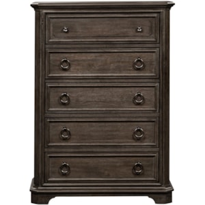 Liberty Furniture Townsend Place Traditional 5 Drawer Chest With