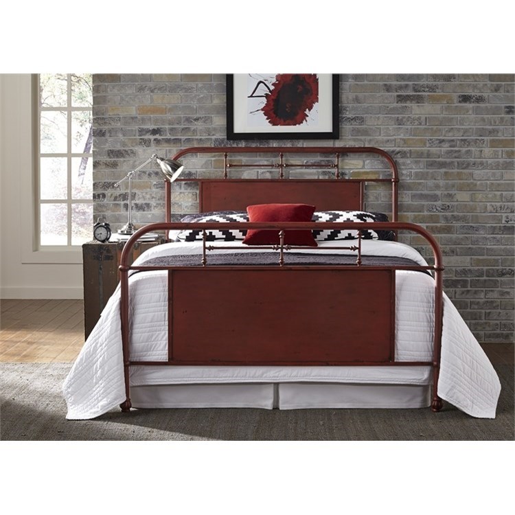 Liberty Furniture Vintage Series 179 Br17hfr R Full Metal Bed With