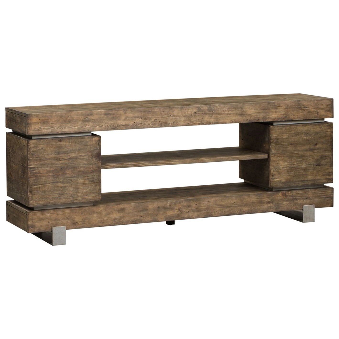 Liberty Furniture West End Contemporary 72 Tv Console With Metal Legs Howell Furniture Tv Stands