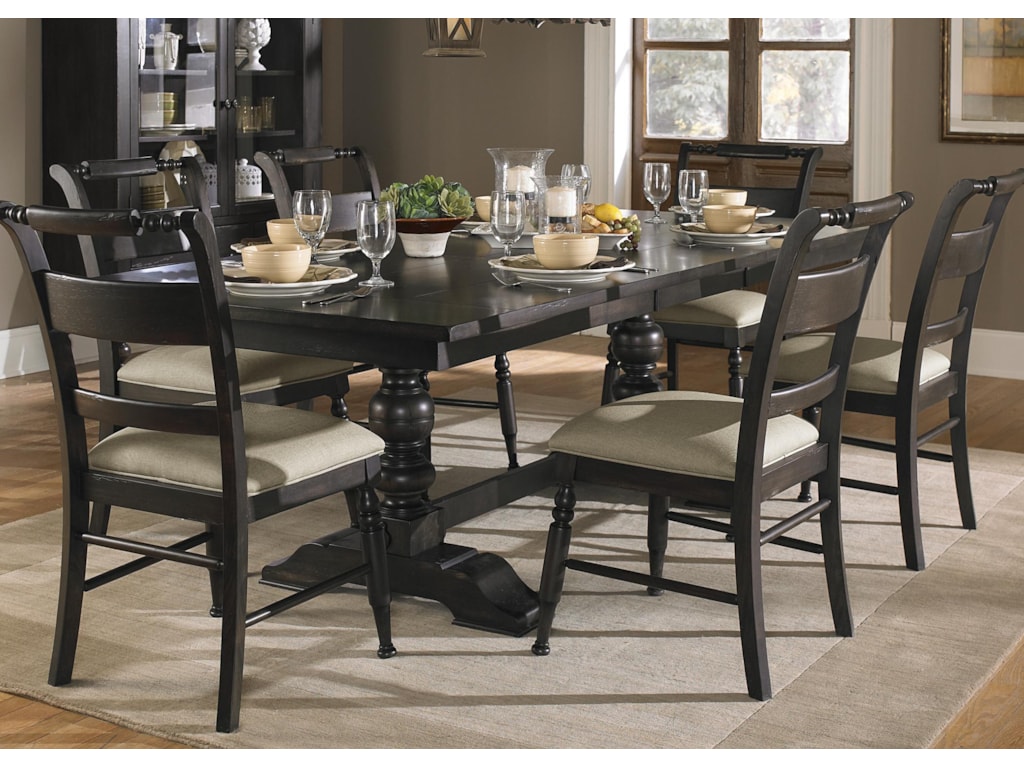 Whitney 7 Piece Trestle Dining Room Table Set By Liberty Furniture At Royal Furniture