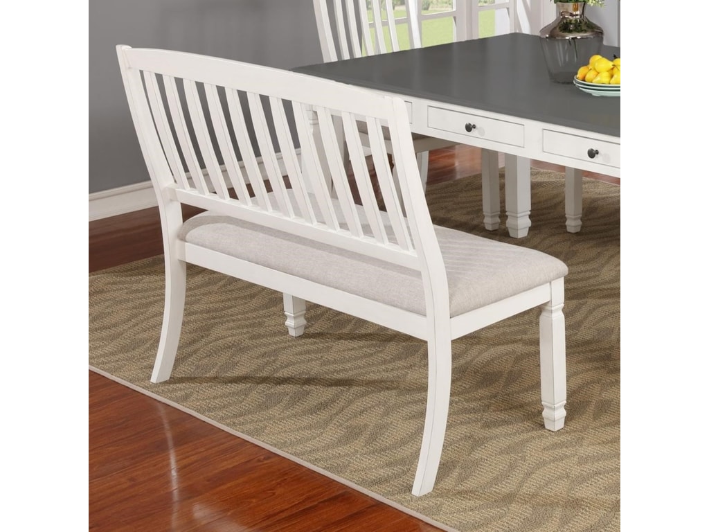 Lifestyle 1735p C1735d Dn1 Cottage Style Dining Bench With