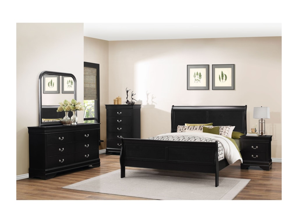 Lifestyle 4935Queen Sleigh Bed