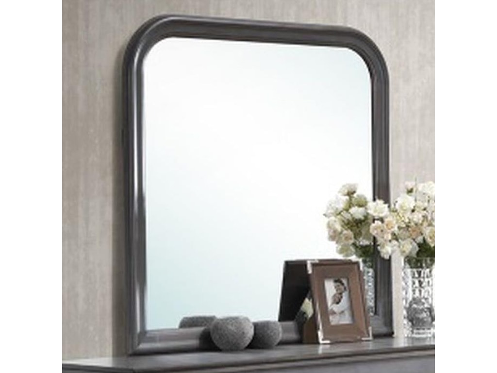 Lifestyle 4934a C4934a 050 Mhgr Square Dresser Mirror With Rounded