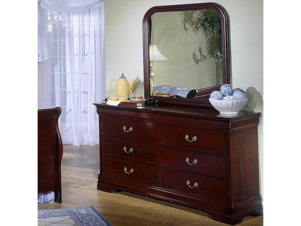 Alex Express Life 5933Dresser & Mirror Combo
