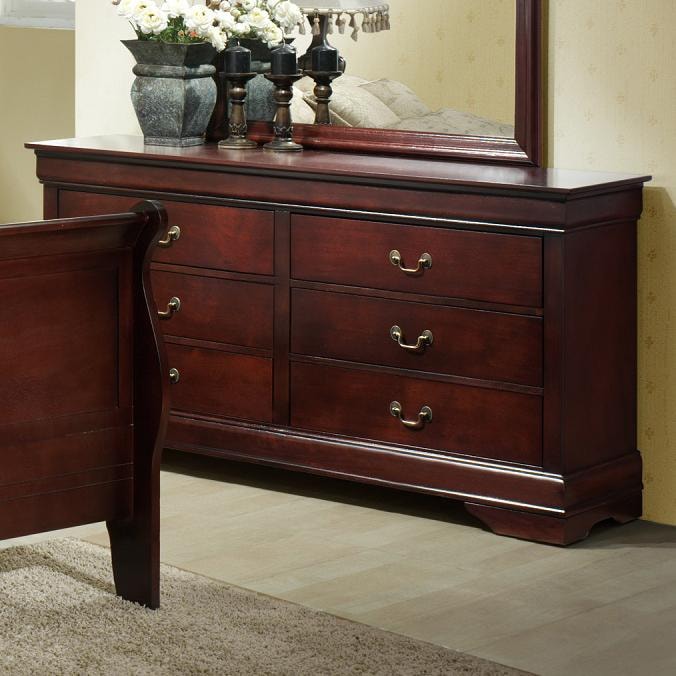 Lifestyle Louis Phillipe Drawer Dresser Royal Furniture Dressers