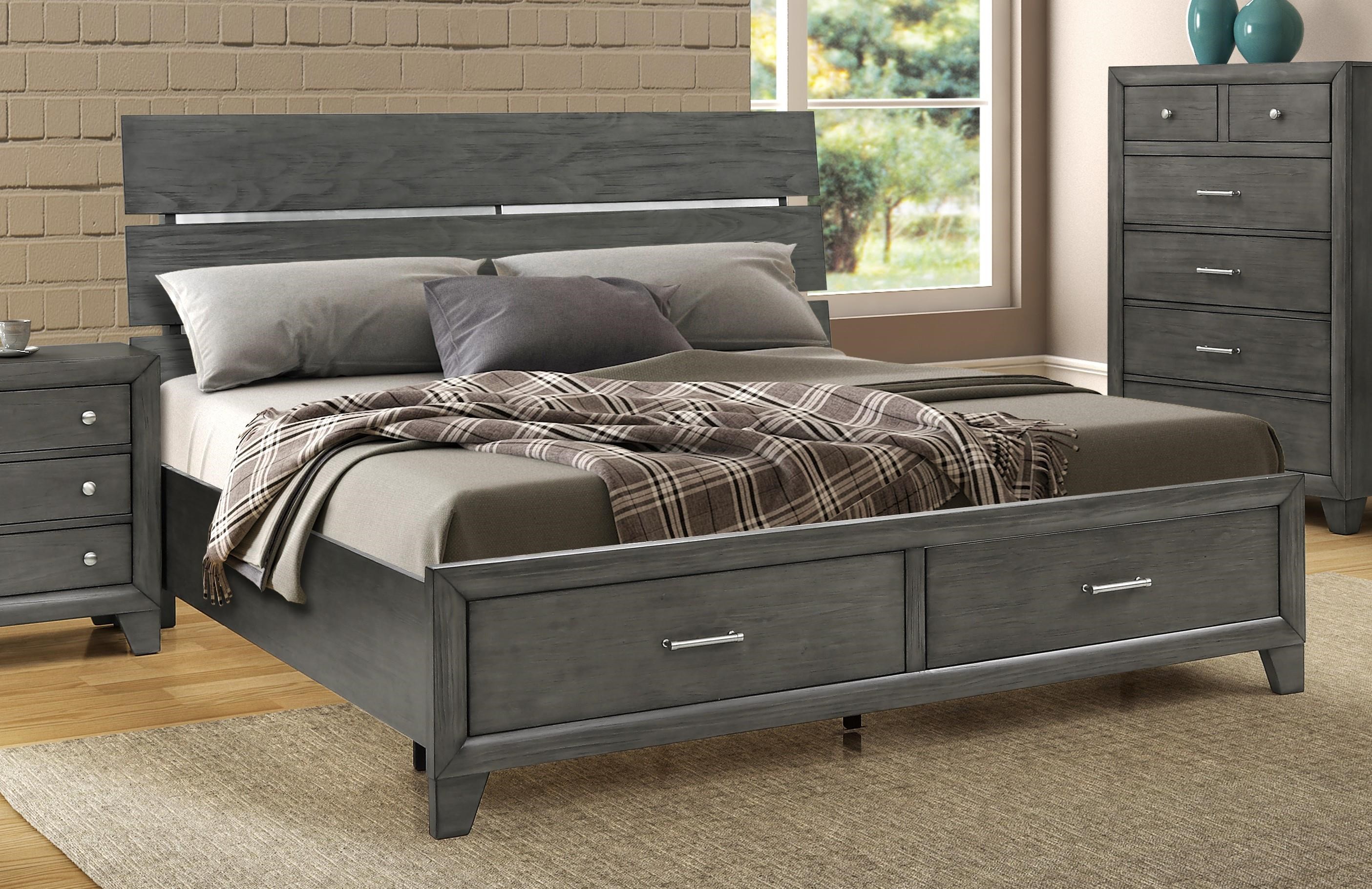 Lifestyle 8130g 8130fq Bed Queen Storage Bed Furniture Fair
