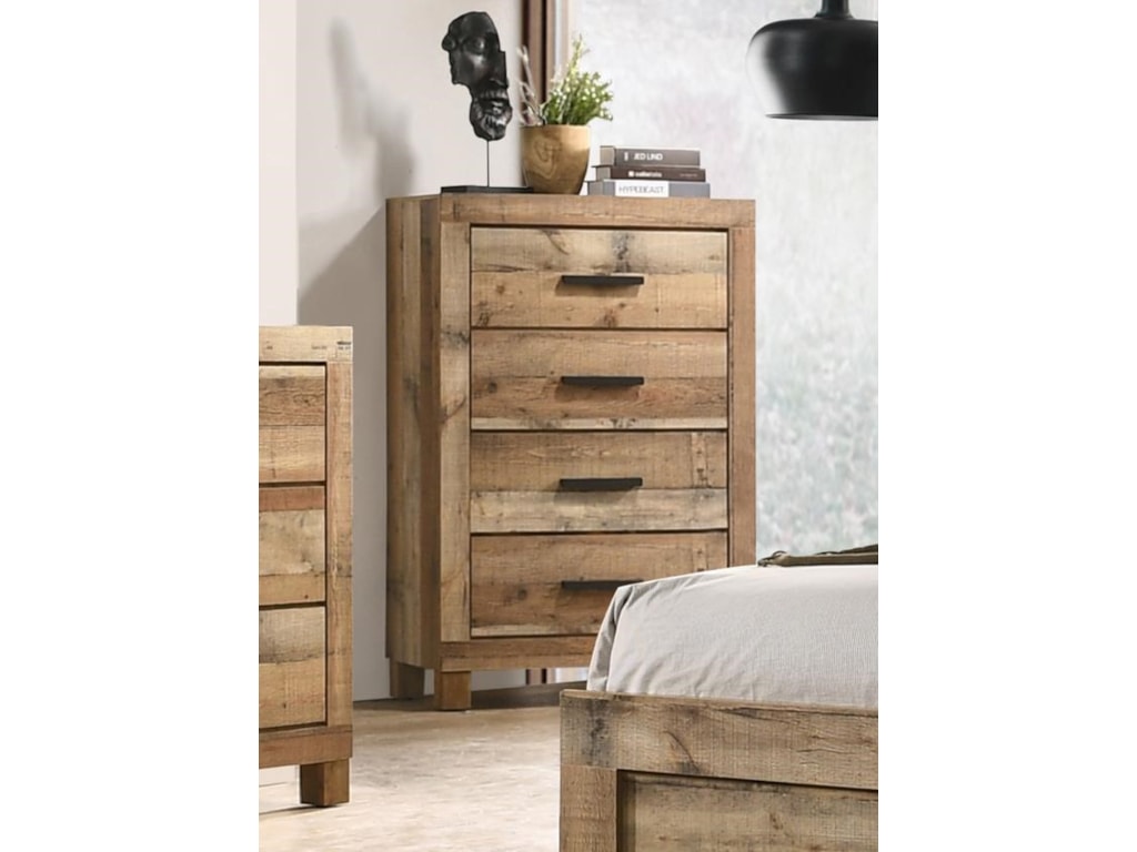 Lifestyle C8311a C8311a 030 Natural Finish Chest Sam Levitz