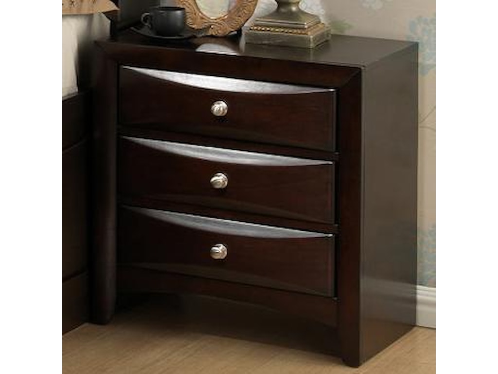 Lifestyle Todd Nightstand With Three Drawers Royal Furniture Night Stands