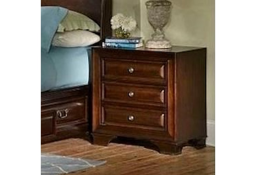 Lifestyle C2192 C2192r 020 3dxx 3 Drawer Night Stand Furniture