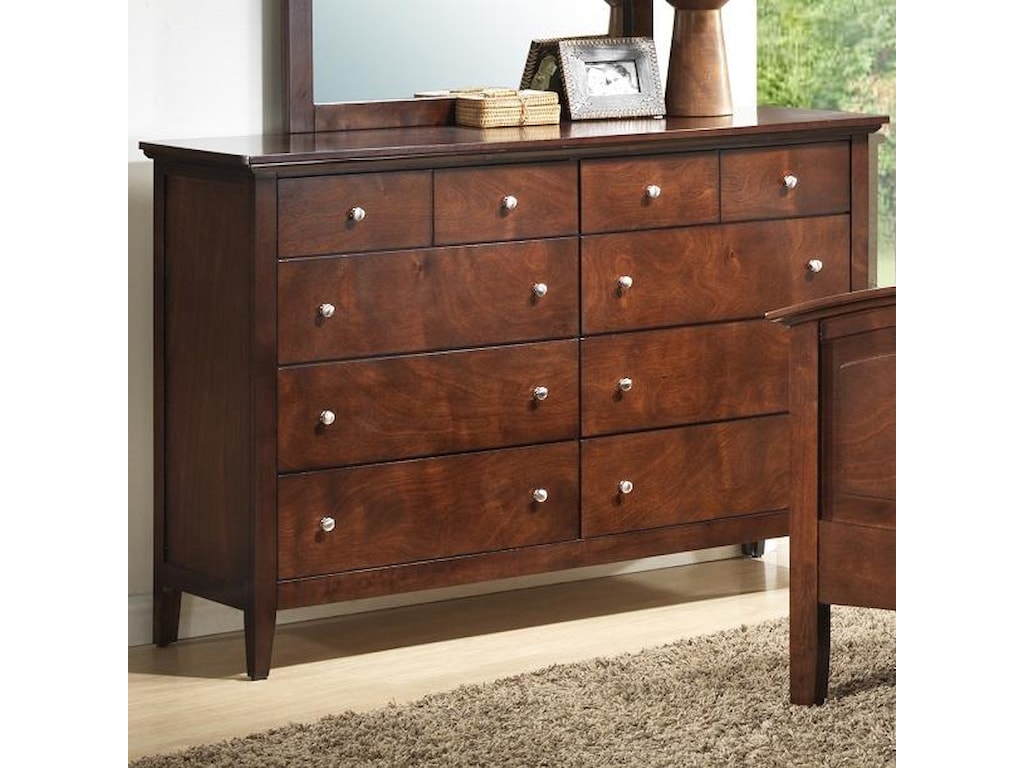 Lifestyle C3136A Bedroom8 Drawer Dresser