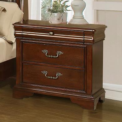 Lifestyle C4116a C4116a 020 3d Traditional 3 Drawer Nightstand