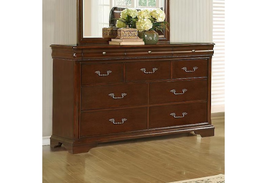 Lifestyle C4116a C4116a 040 10 Traditional 10 Drawer Dresser