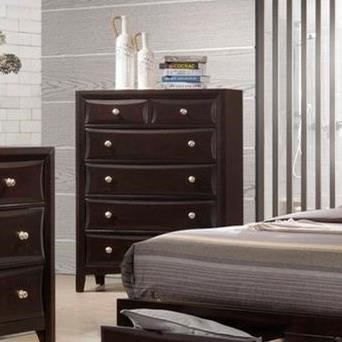Lifestyle Jessgal 6 Drawer Chest Royal Furniture Drawer Chests