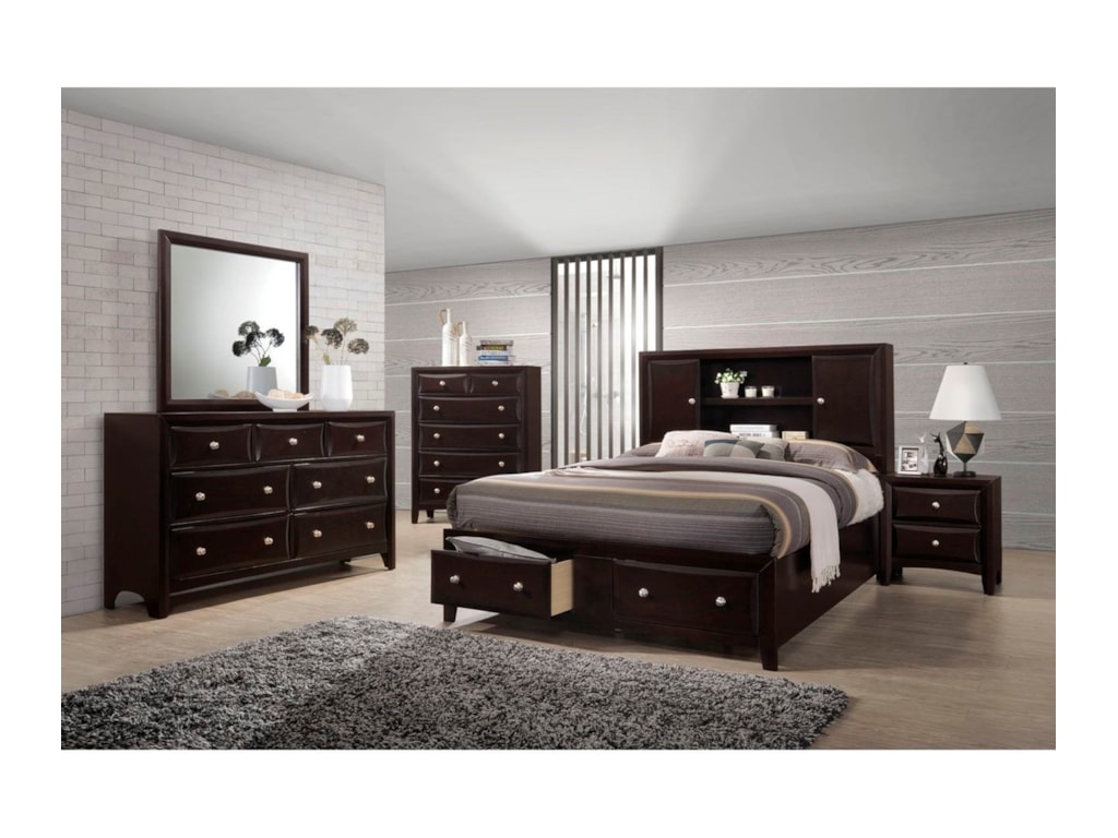 Lifestyle C6498AQueen Storage Bed