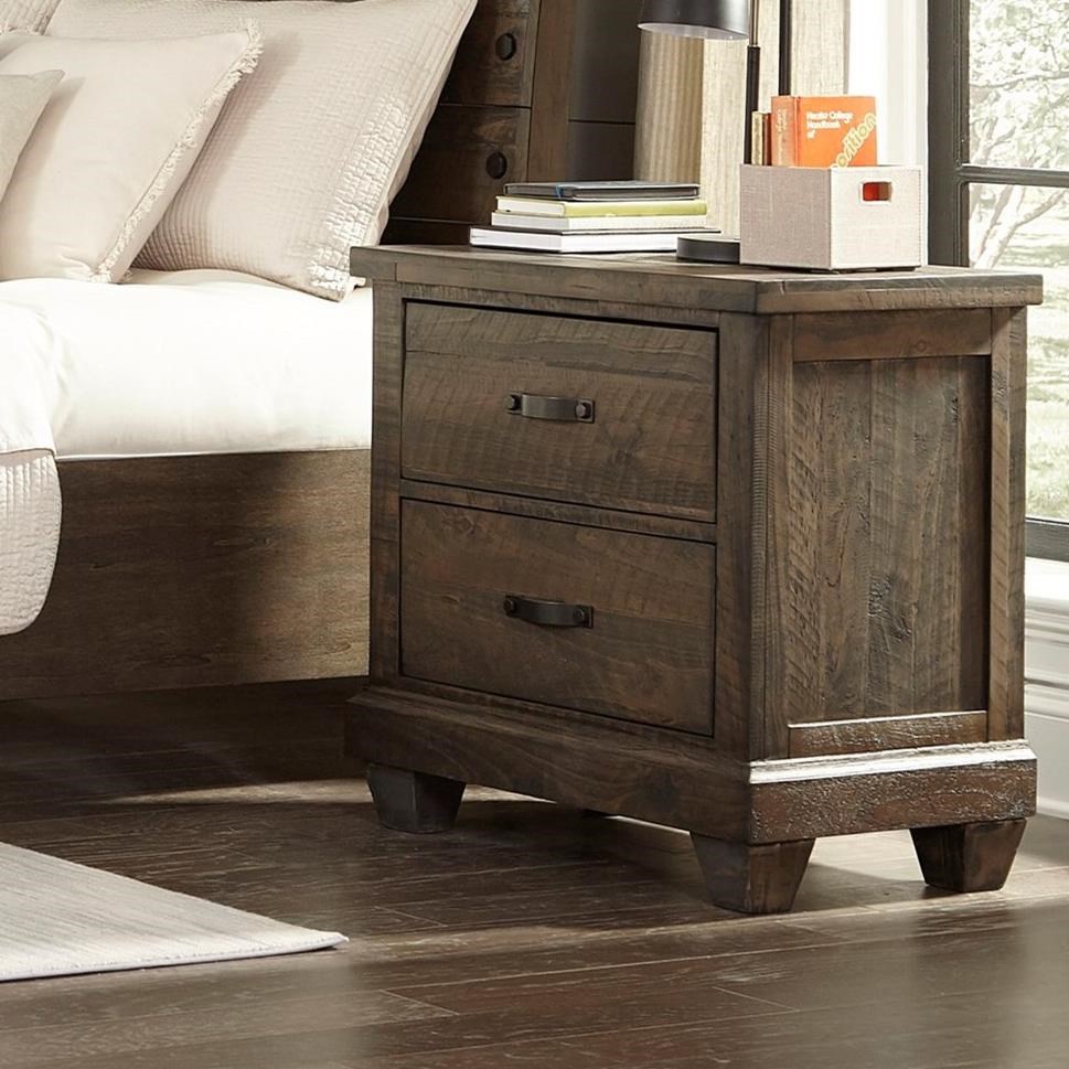 Lifestyle JD Mex Two Drawer Nightstand Royal Furniture Night Stands