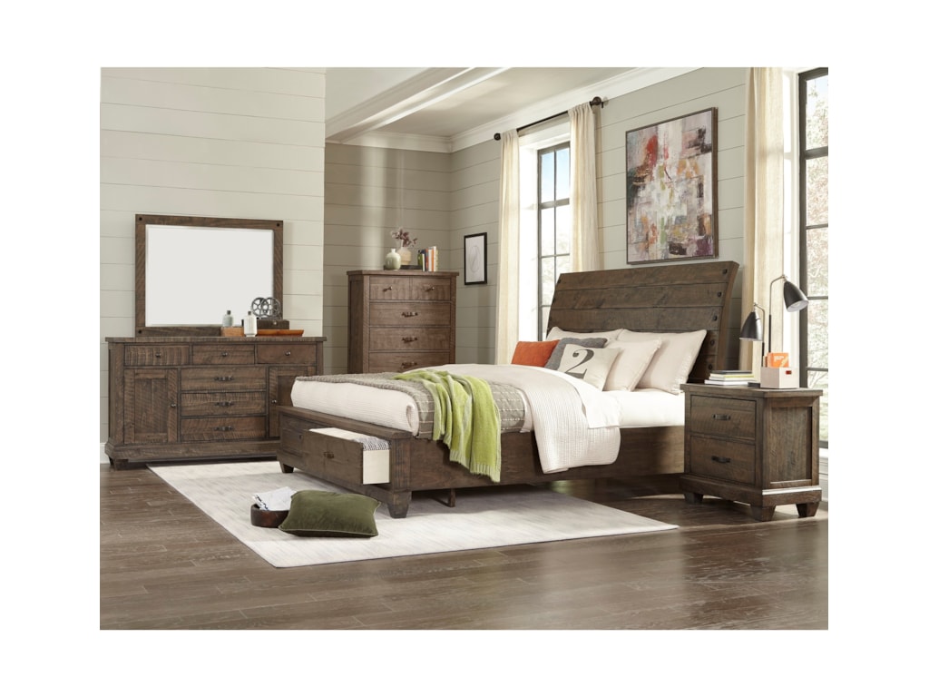 Lifestyle JD MexKing Sleigh Bed