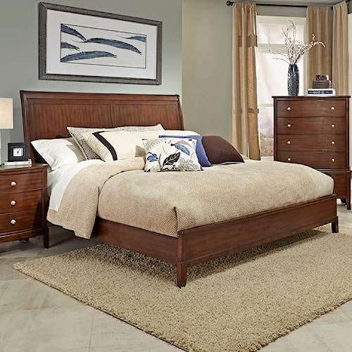Lifestyle C7189 King Low Profile Bed Furniture Fair North Lifestyle C7189 King Low Profile Bed