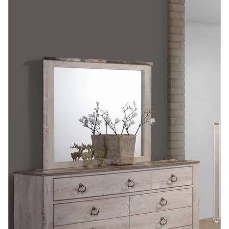 Lifestyle C7302a C7302a 050 Dresser Mirror With Two Tone