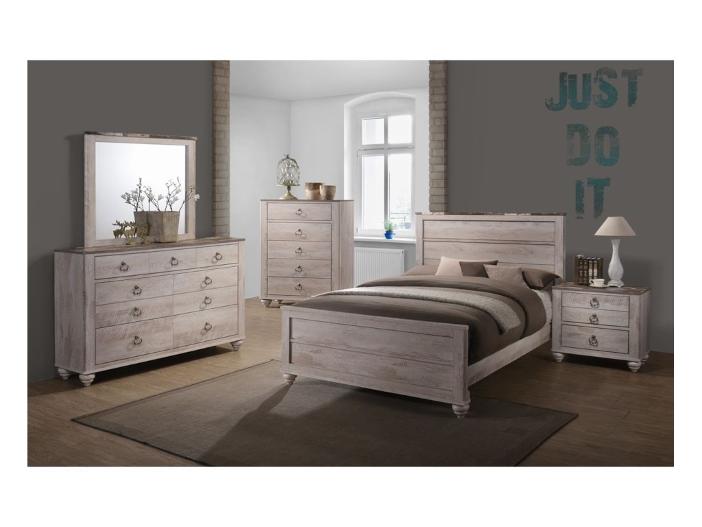 Lifestyle C7302AKing Panel Bed