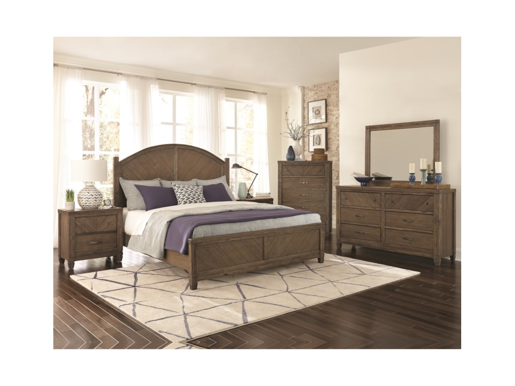 Lifestyle AllieKing Panel Bed