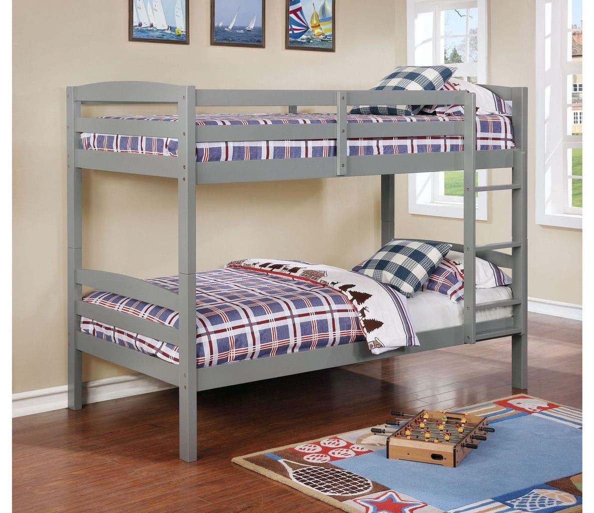 Lifestyle Cb80 576 12312 0 577 12312 1 578 12312 2 Grey Twin Over Twin Bunk Bed Furniture Fair North Carolina Bunk Beds