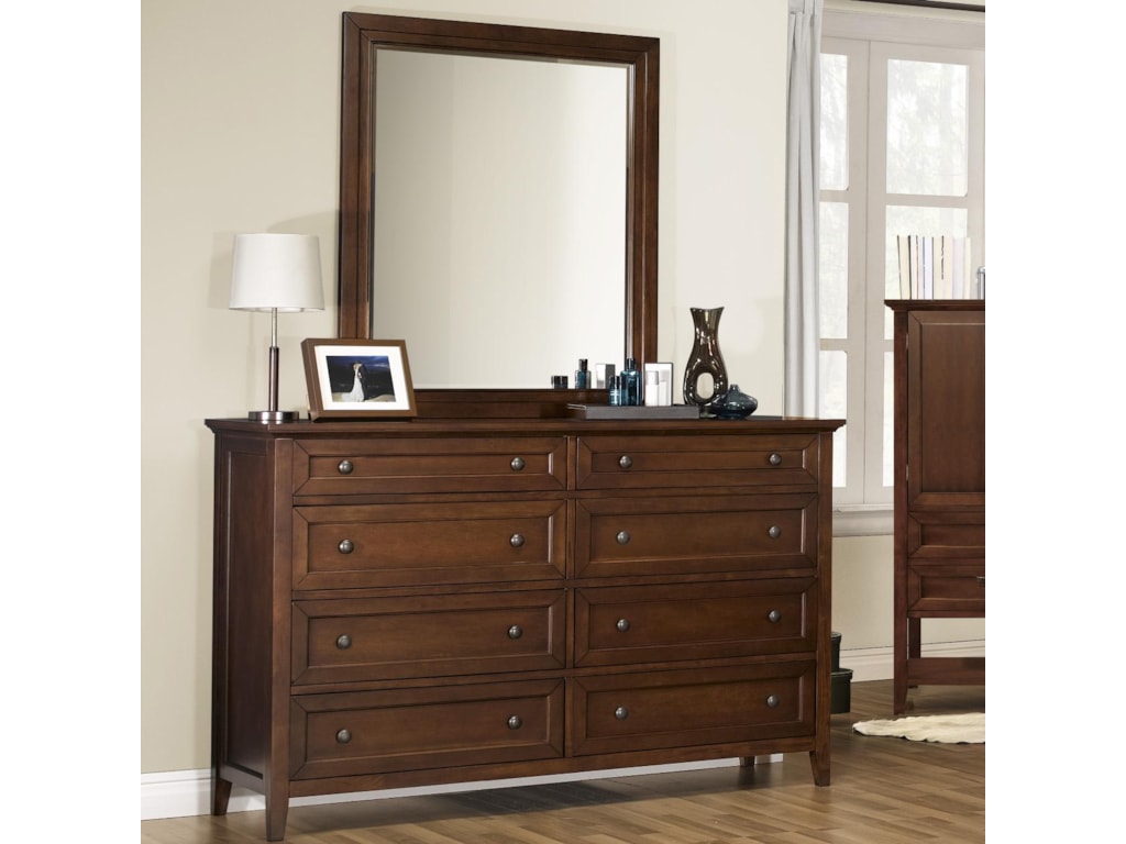Lifestyle Solutions AstiDresser and Mirror