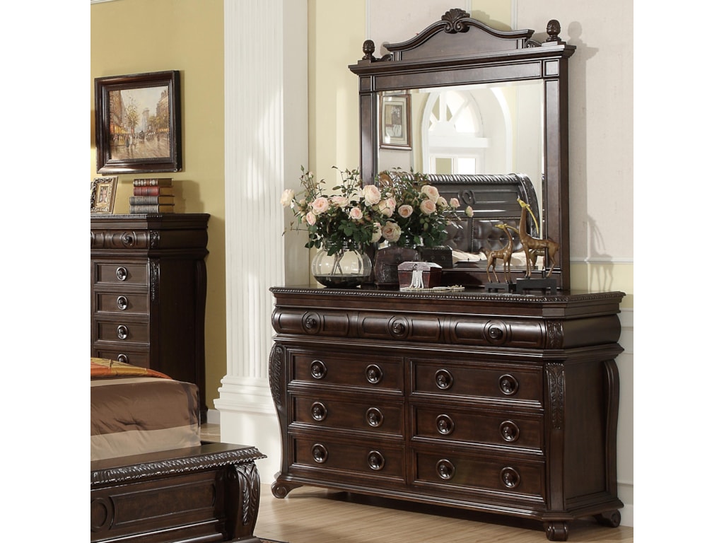Home Insights HillsboroDresser and Landscape Mirror