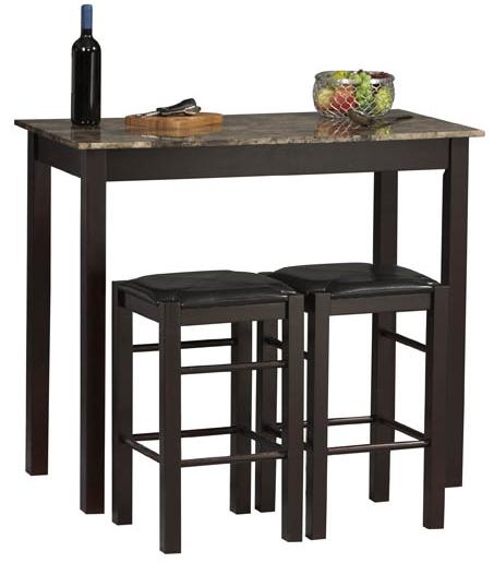 Linon Dining 02859SET-01-KD-U Three Piece Tavern Set Wayside