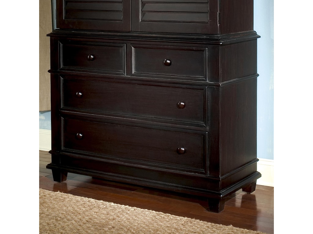 Linwood Furniture Villages Of Gulf Breeze Single Dresser With 4